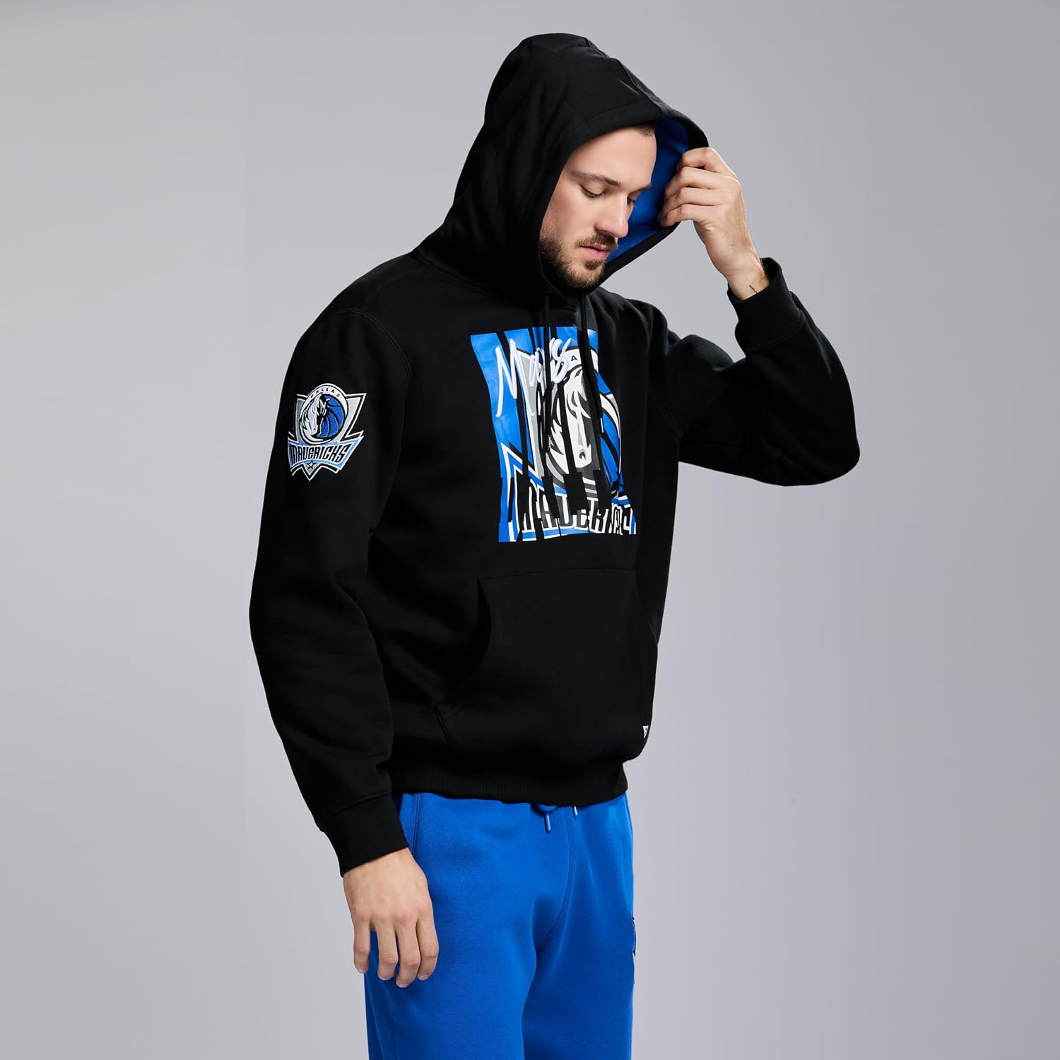 GAME 7 x NBA Officially Licensed Men's Long Sleeve Pullover Hoodie Fleece Sweatshirt