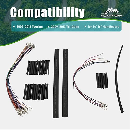 Miniatura 3 de MoKitDora Arnés de extensión de cableado de manillar de 14 pulgadas y 16 pulgadas y arnés de cableado del acelerador TBW Plug N Play compatible con