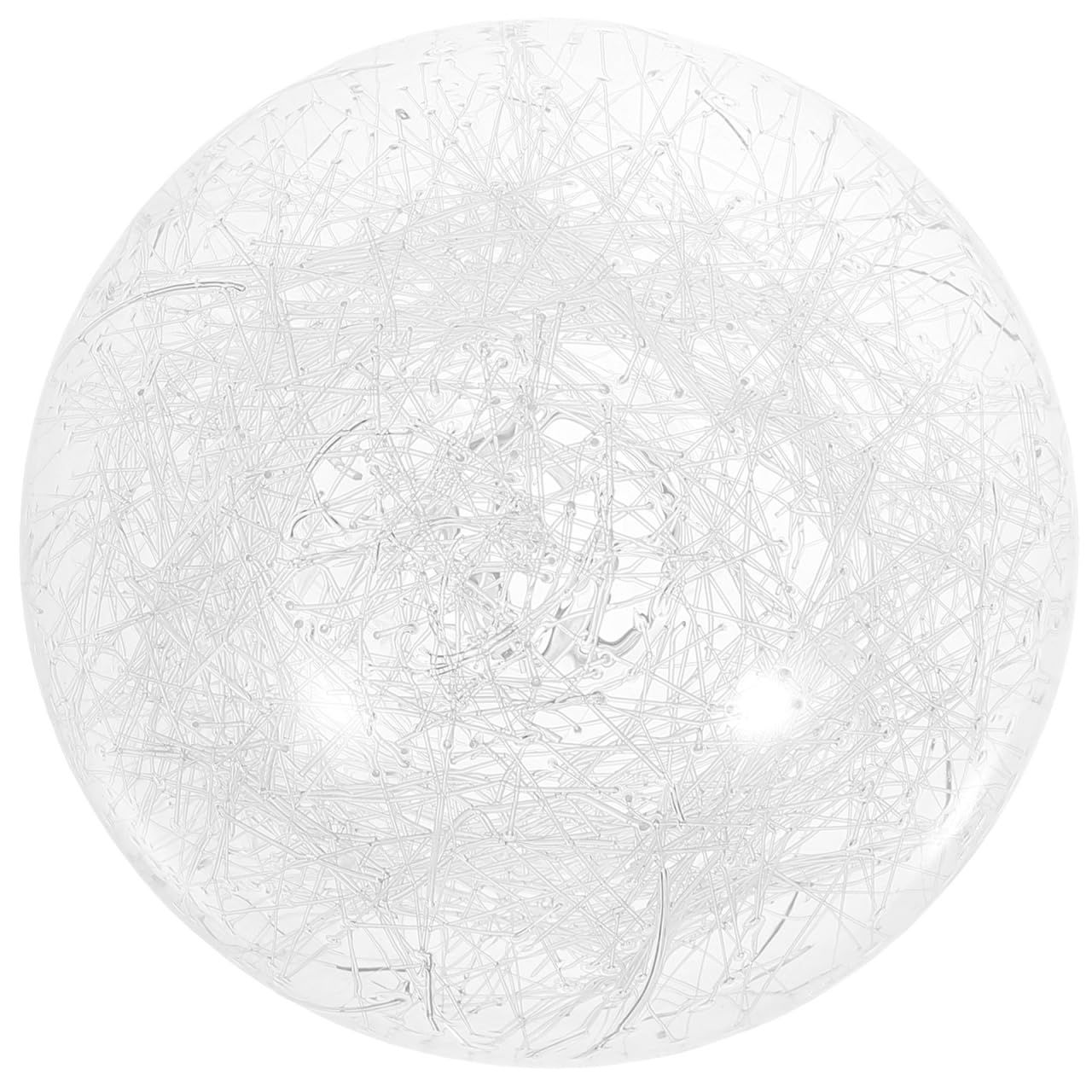 Kisangel G9 Glass Lamp Shade Clear Round Globe Replacement Cover for Ceiling Pendant Light Fixture Threaded Design Easy Installation for Living Room and Indoor Lighting