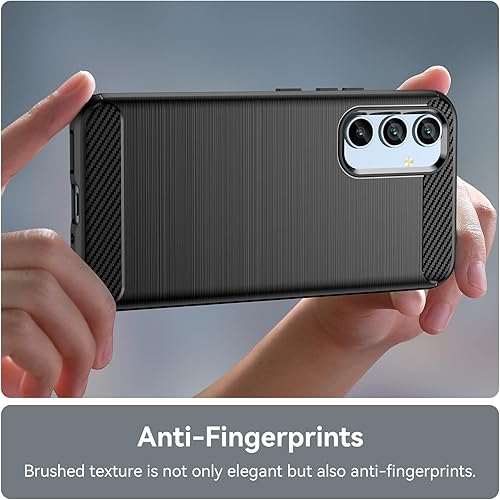 Miniatura 5 de CaseFort - Funda para Samsung Galaxy A54 5G, absorción de impactos flexible de fibra de carbono TPU delgada a la moda antideslizante para Samsung