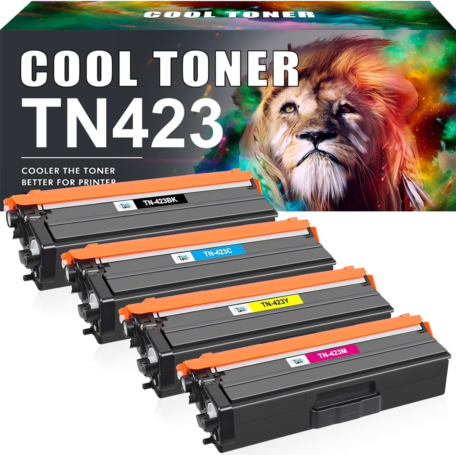Pack De 4 Cartouches De Toner Brother TN423 BK C M Y Compatibles 9145250347091