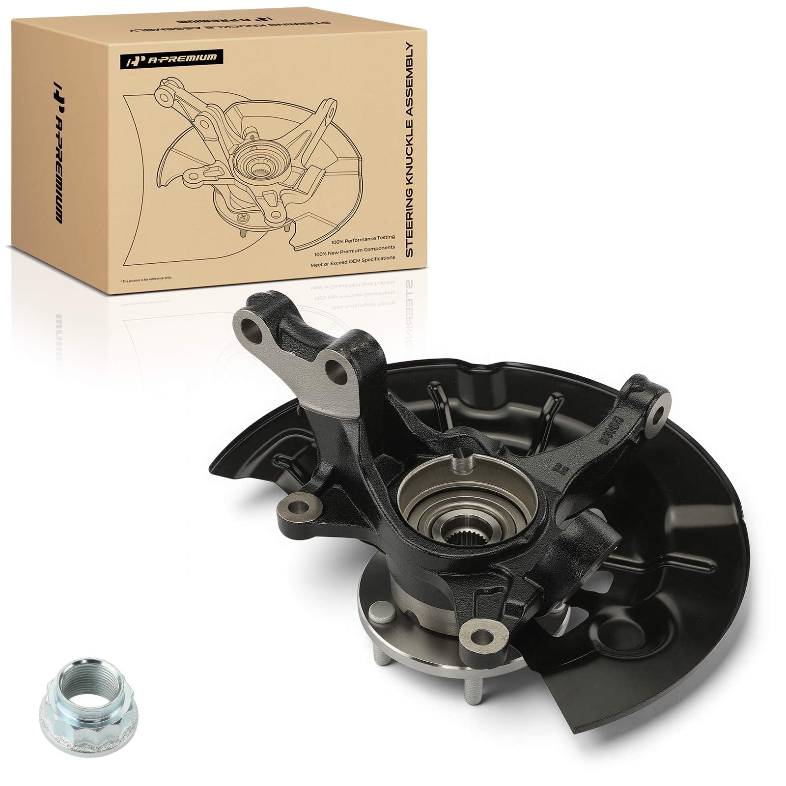 Amazon.com: A-Premium Front Right Steering Knuckle & Wheel Bearing