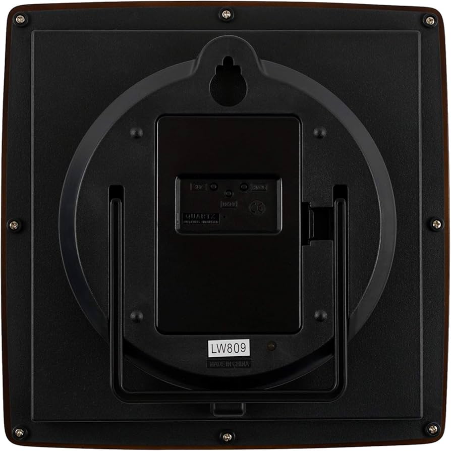 Amazon.co.jp: CASIO(カシオ) 掛け時計 電波 ブラウン 直径23.5cm