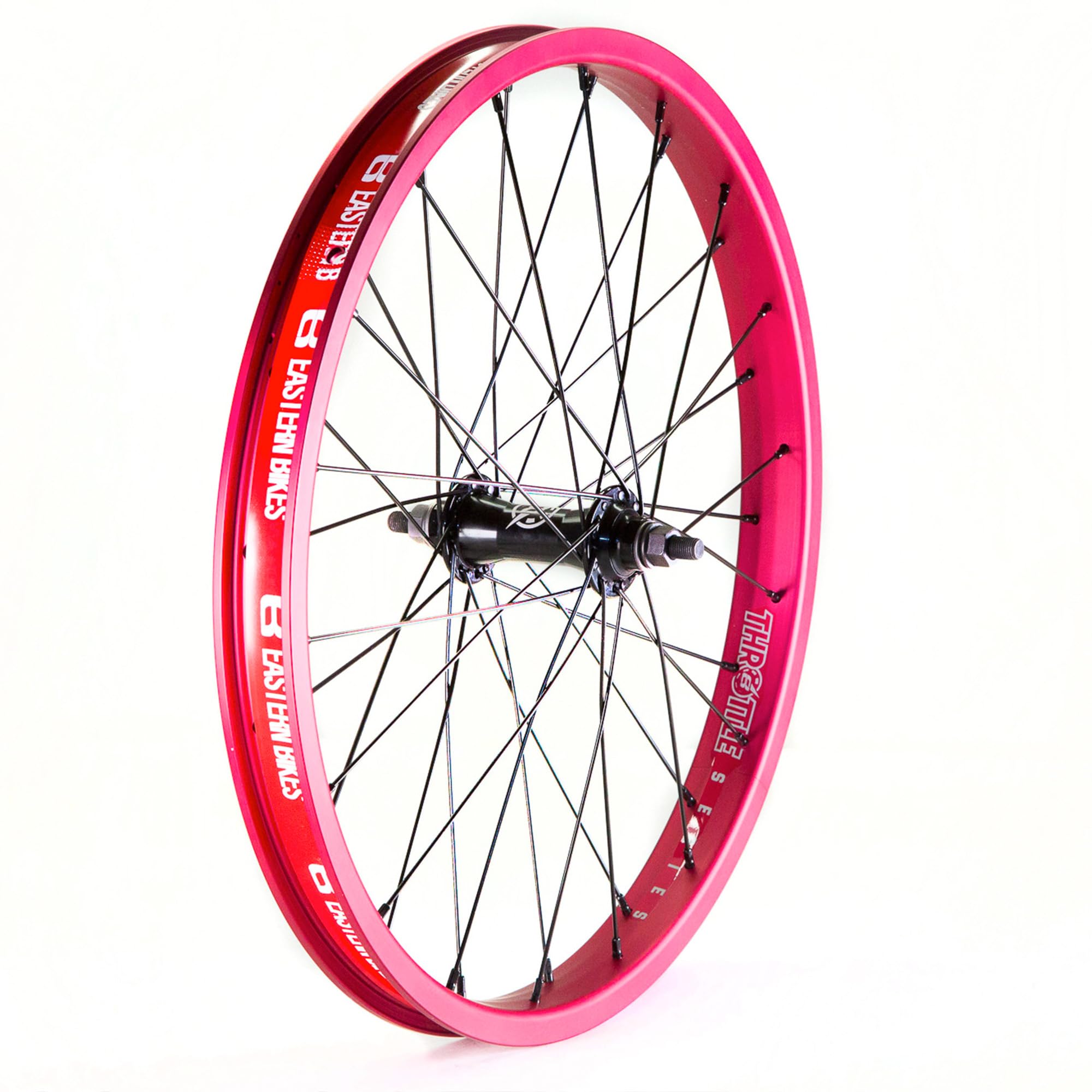 Eastern Bikes Throttle Front 3/8, 36H Rim with Chromoly Axle (Red)