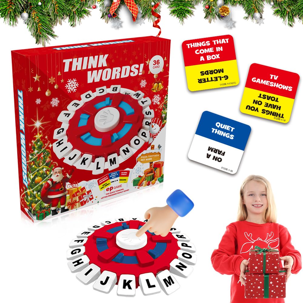 Word Game, Quick Stop Letters Game, Christmas Crazy Alphabet Game Word Game, Quick Stop Letters Game, Christmas Crazy Alphabet Game