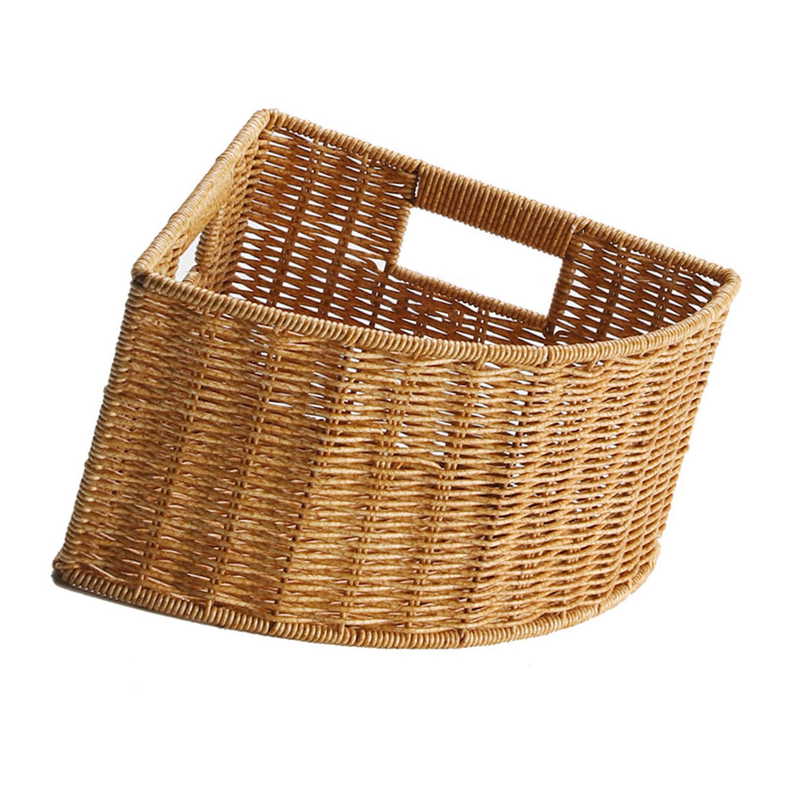 Panier de rangement d'angle gain de place pour linge de maison et vêtements