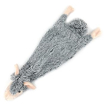 Best Pet Supplies 2-in-1 Fun Skin Stuffless Dog Squeaky Toy Sheep, Medium