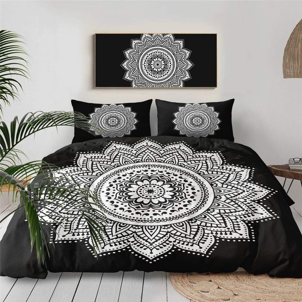 Housse de couette 3D lit double 173x218 cm : protégez et sublimez votre lit