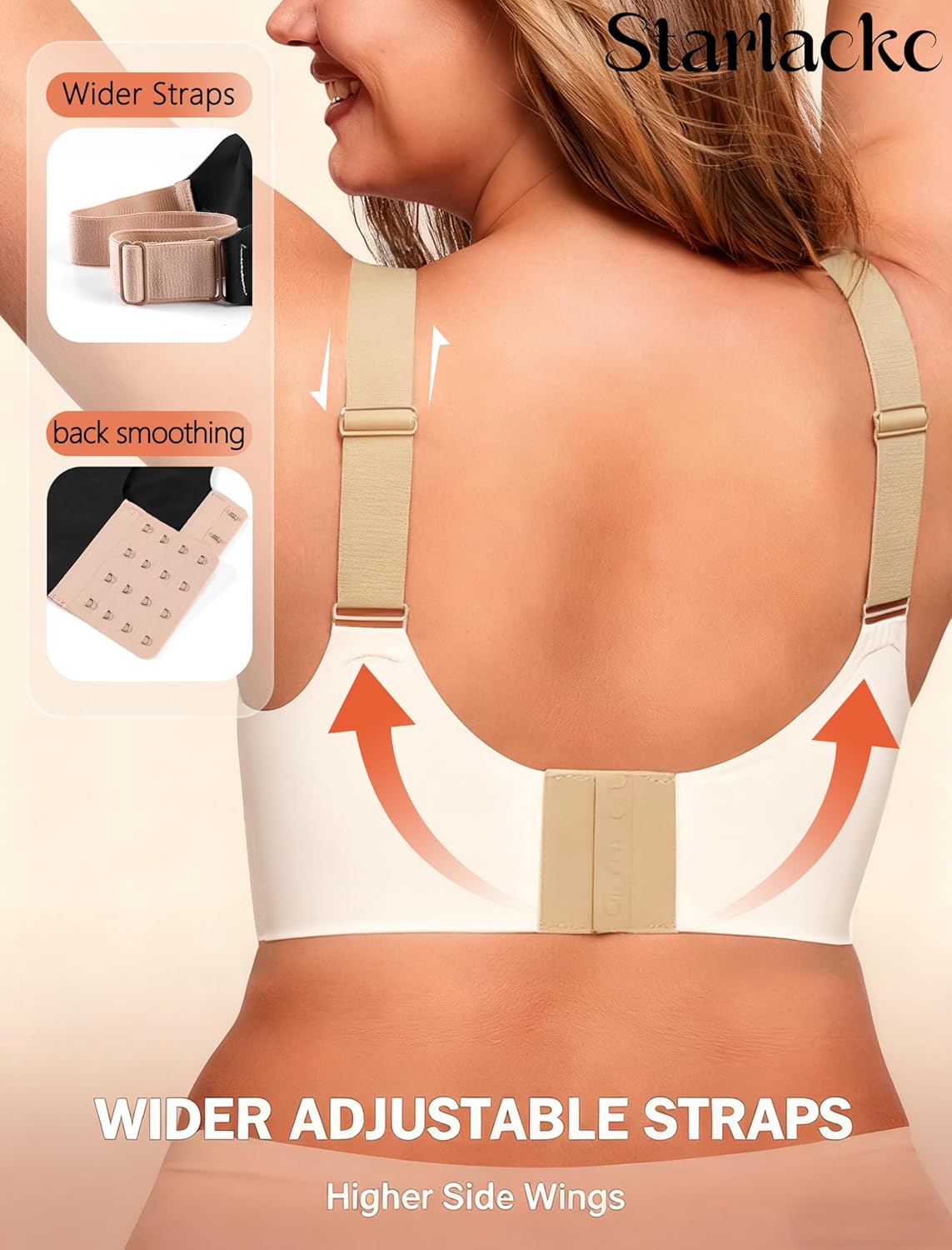 Jelly Bras for Women Plus Size Bras Wireless Bra No Underwire Push Up Seamless Sleep Comfortable Womens - Image 6