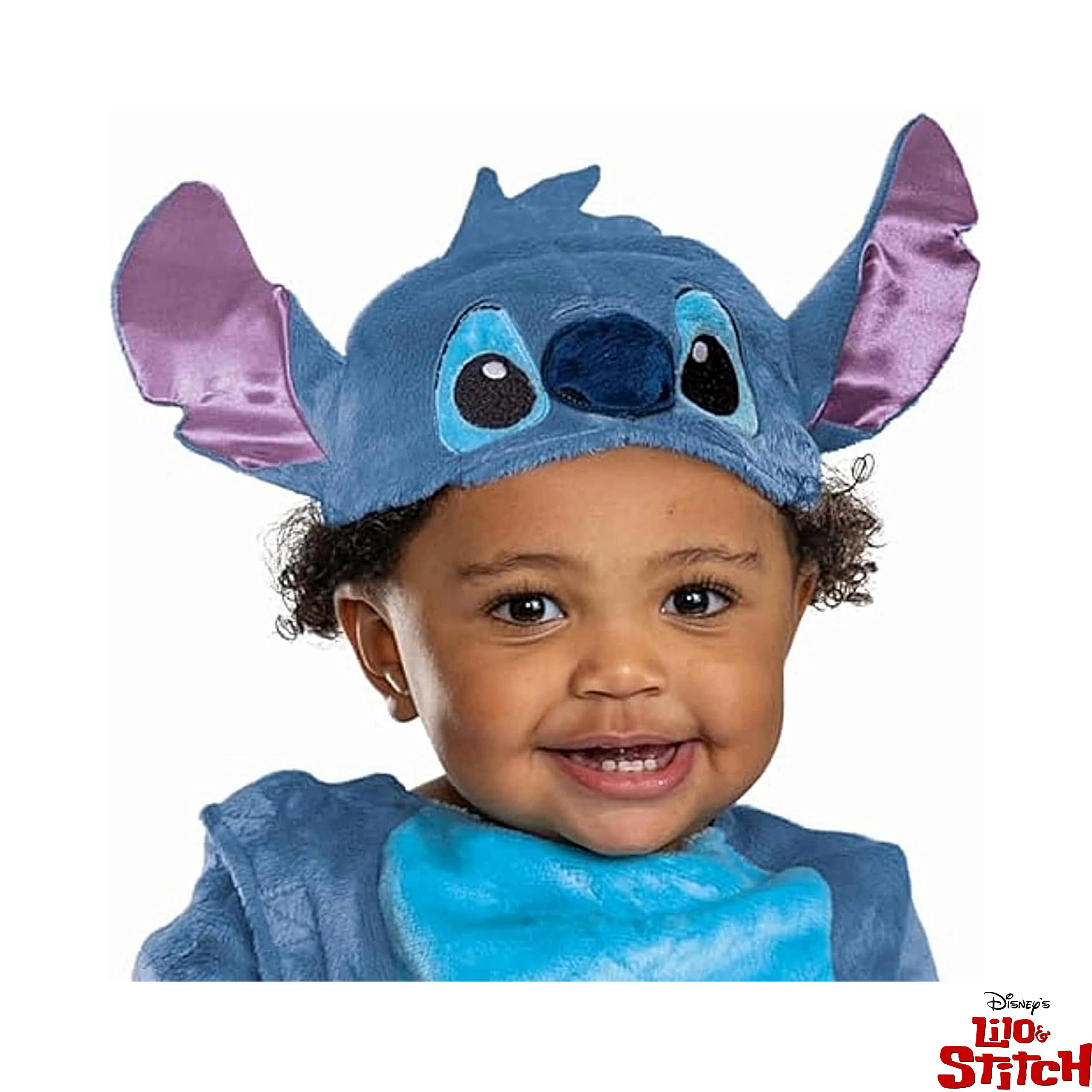 Disfraz para Niños Pequeños de Stitch, Licencia Oficial de Disguise, Ajuste Cómodo y Diseño Detallado, Para edades de 2 años, 12 a 18 meses, 7 a 8 años, 4 a 6 años