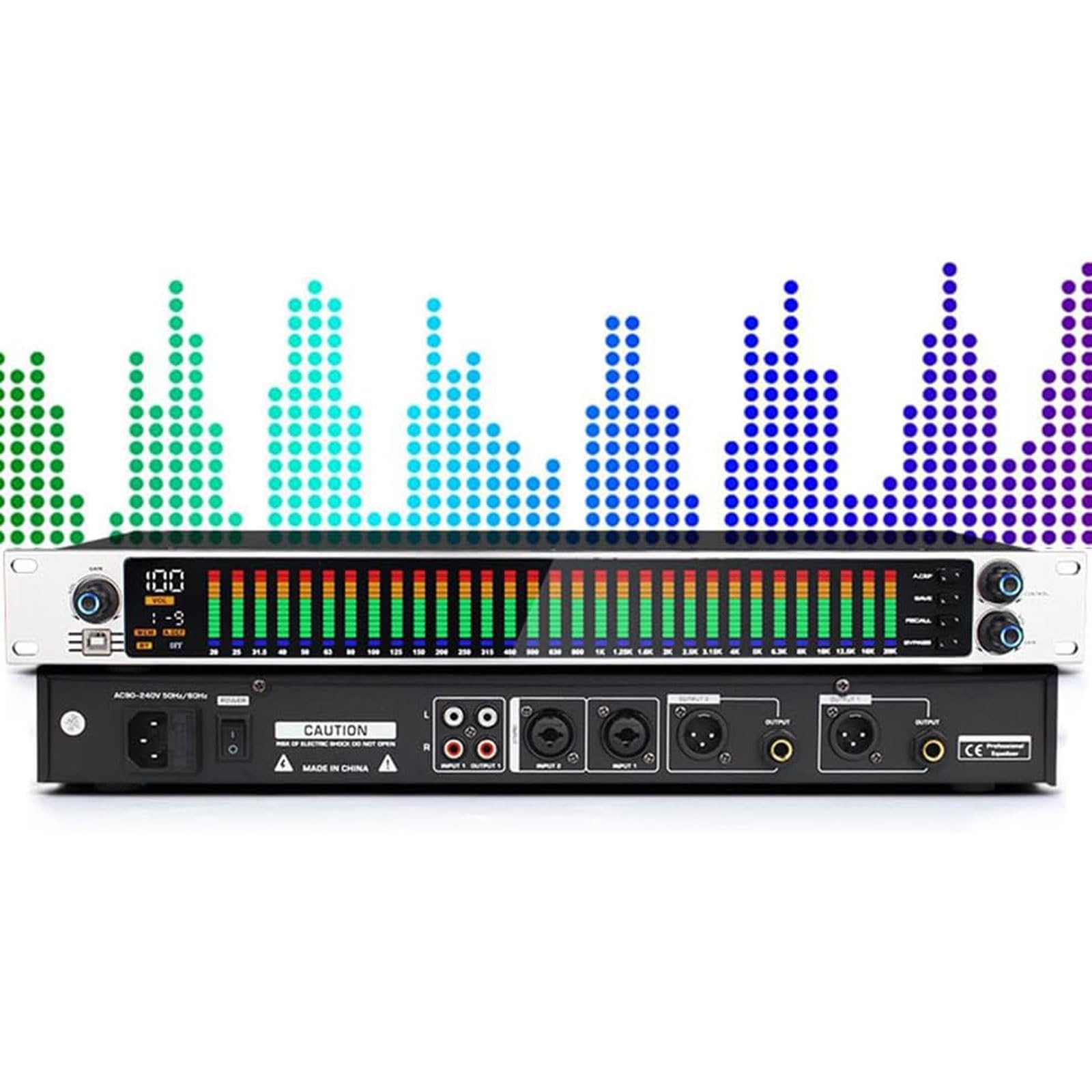 Amazon.com - GHRERTX 31-Band Stereo Graphic EQ,Digital Equalizer