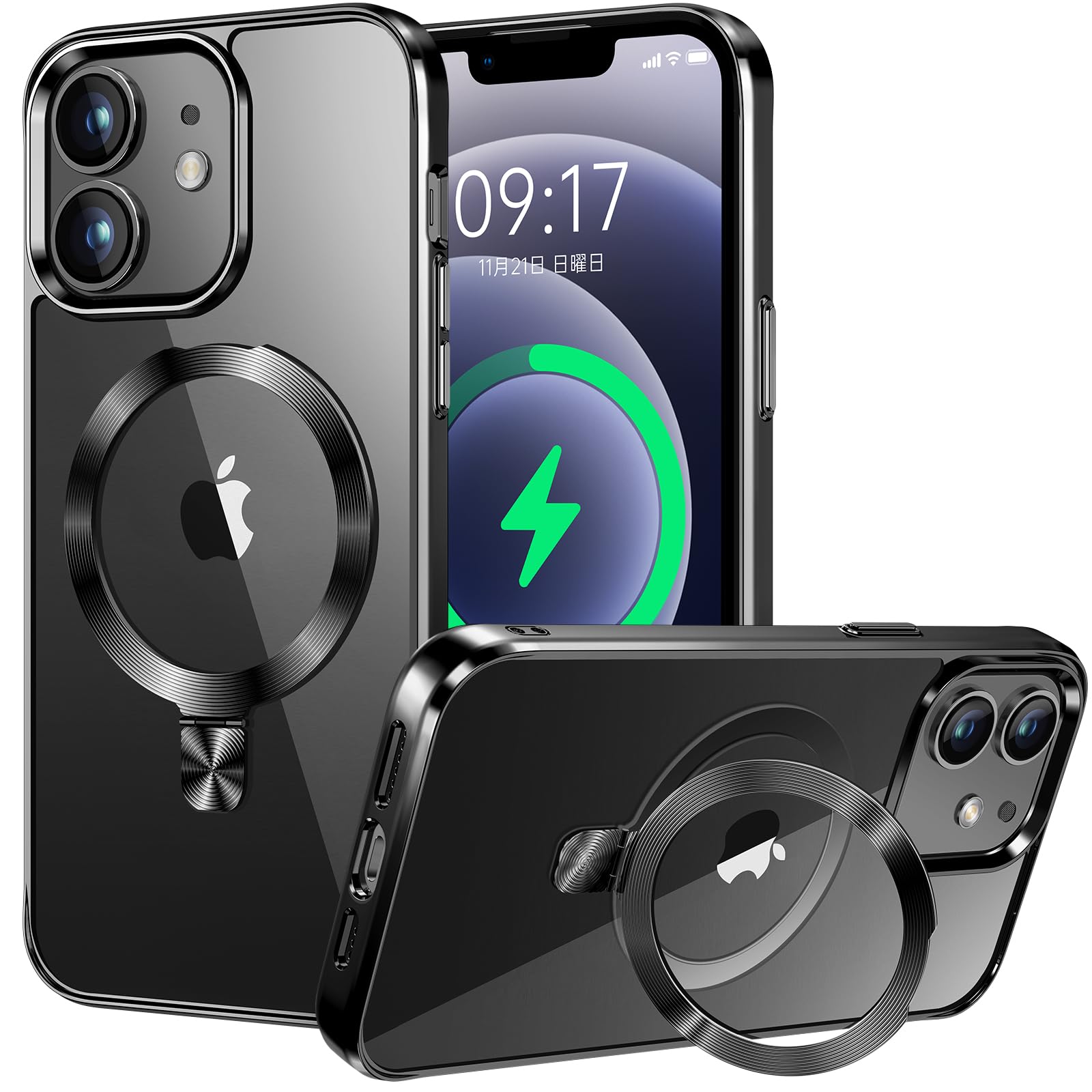 Amazon.co.jp: 【CD MagSafeリング・スタンド一体】iPhone12