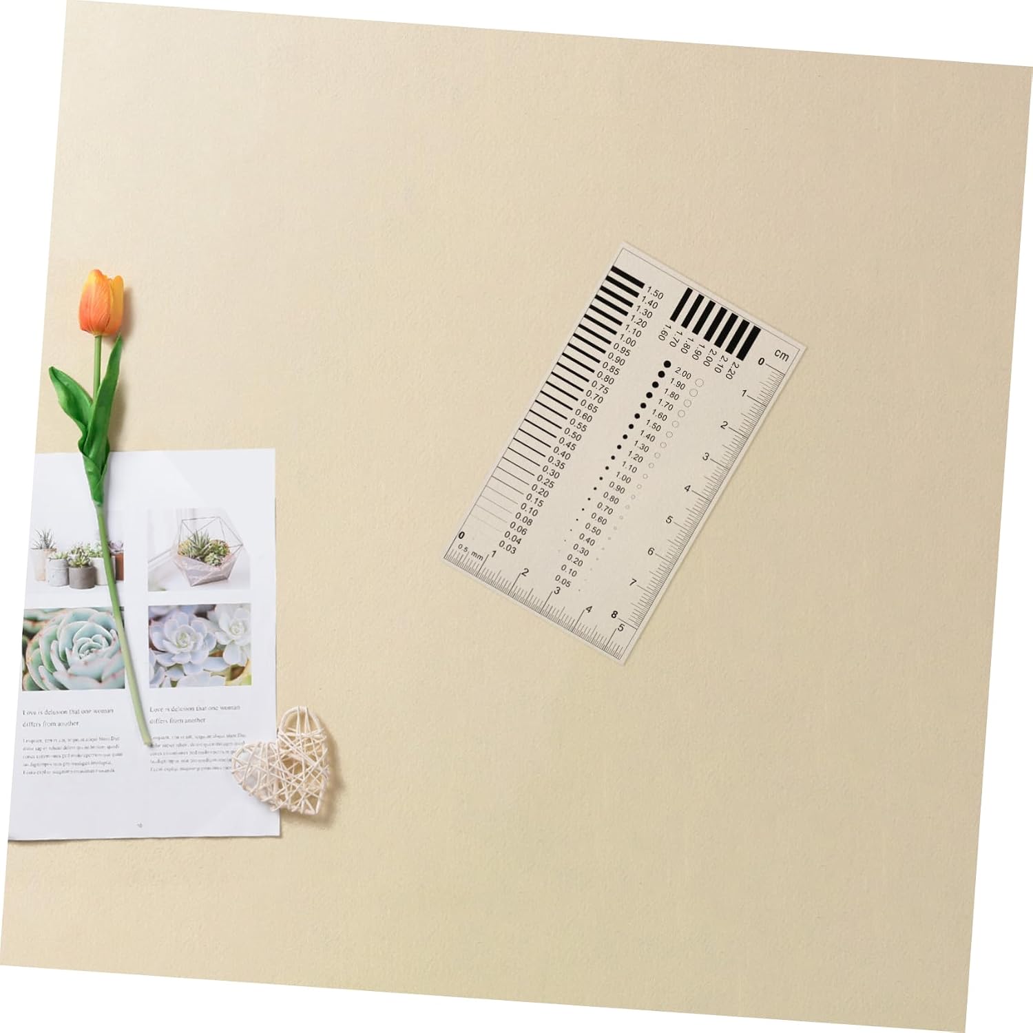 Alipis High Precision Sec Measurement Chart Transparent Flaw Detection Film Ruler for Accurate Defect Area Measurement and Precision Estimation of Chest Cards and Line Defects