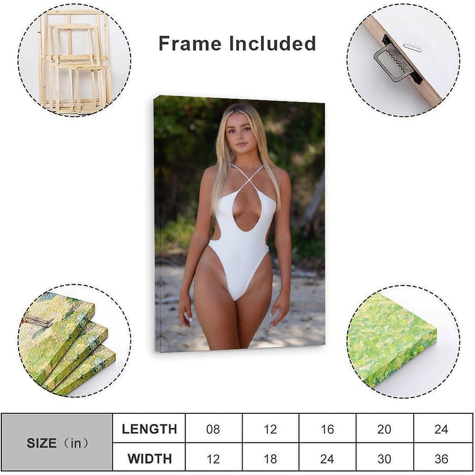 Bronte Sheppeard Model Art Sexy Poster1Wall Poster Art Canvas