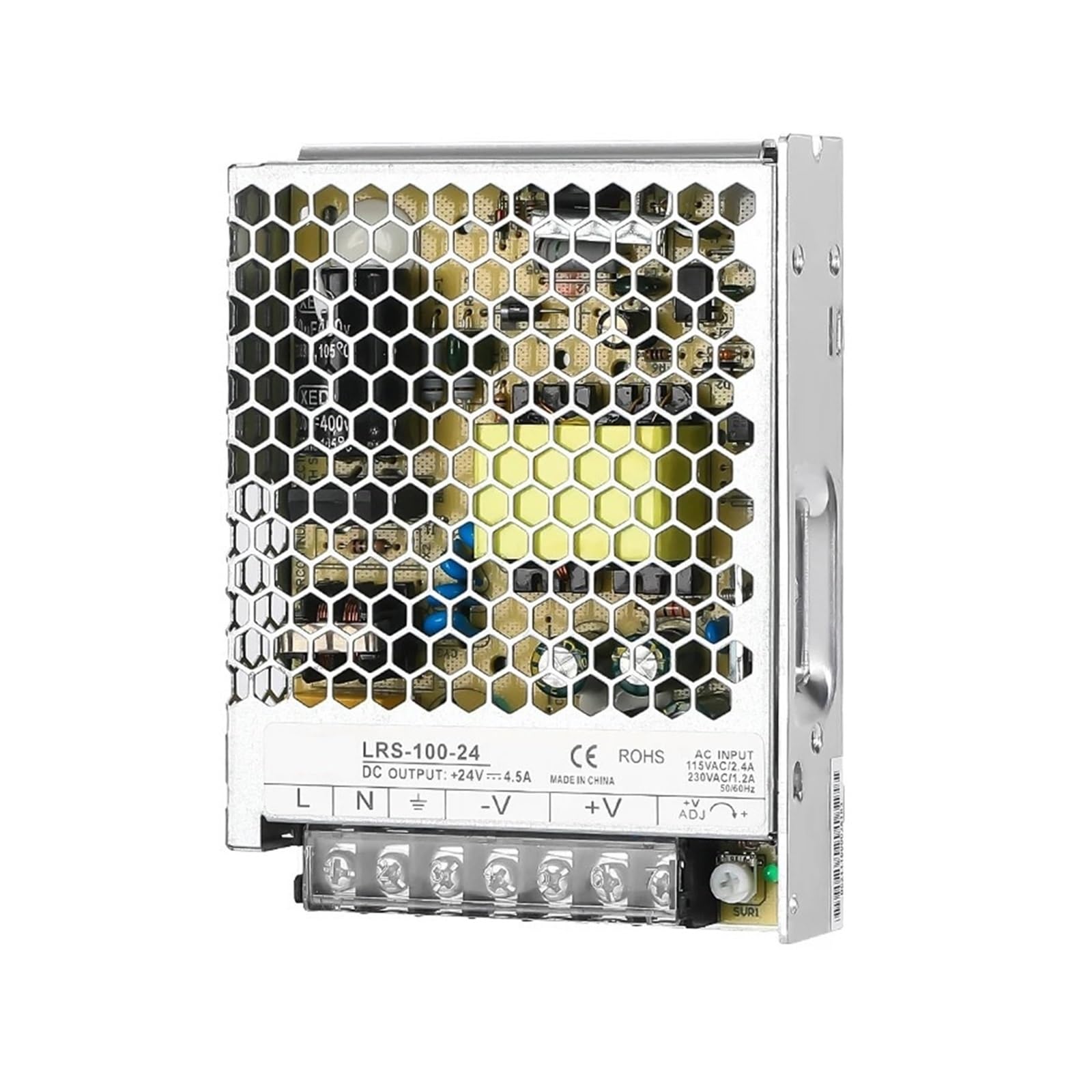 Alimentation à découpage LRS-100 15V 100W CA-CC boîtier ultra-mince