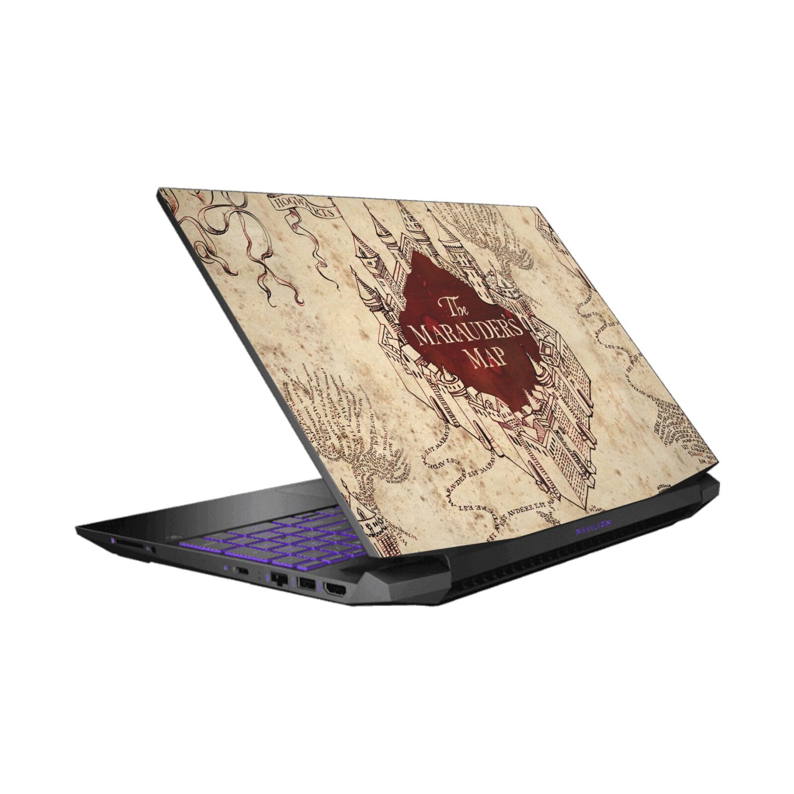 Head Case Designs Officially Licensed Harry Potter The Marauder's Map Graphics Vinyl Sticker Skin Decal Cover Compatible with HP Pavilion 15.6" 15-