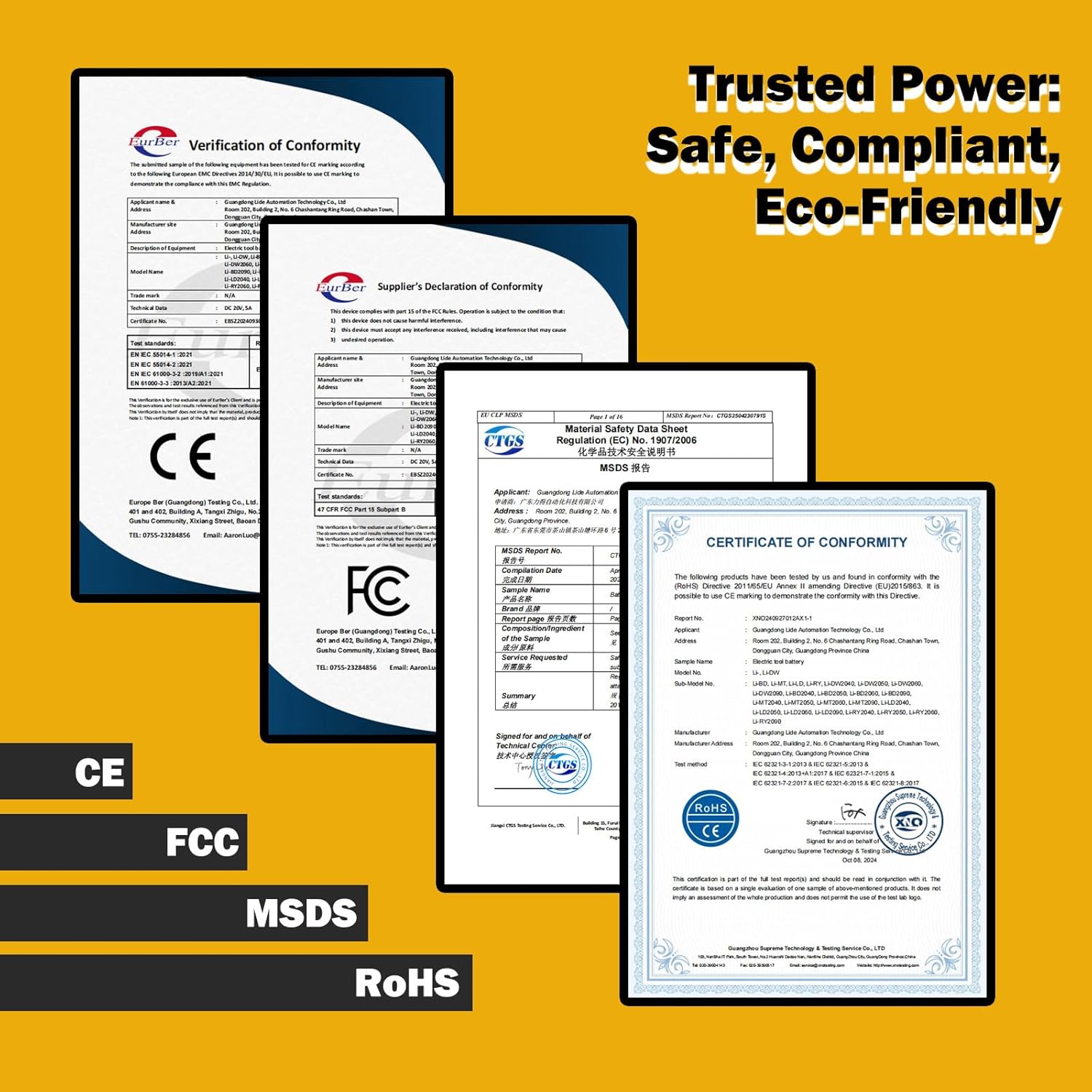 True Capacity Replacement for DW 20V Max Battery, Automotive Power Cell for DW 20v Battery, V0 Highest Grade Fireproof Case, Longer Runtime - 5.0AH, 2 Pack - Image 8