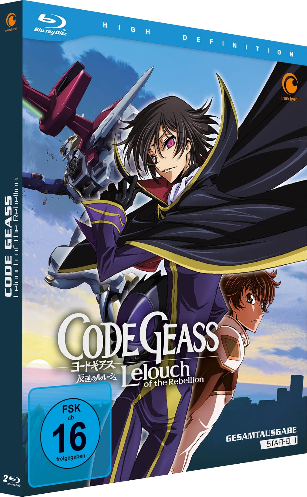 Code Geass Blu-ray Box Set - Staffel 1 Gesamtausgabe, NEU, ab 16 Jahren