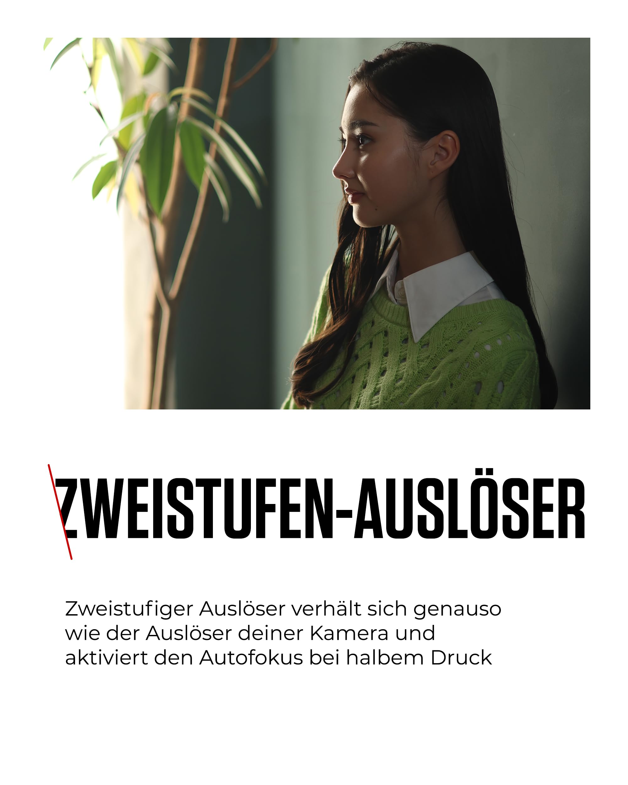 Canon RS-80E3 Kabelgebundener Fernauslöser - Verbesserte Auslösersteuerung - Ideal für Langzeitbelichtung, Makro- & Stativfotografie - Kompatibel mit Canon EOS & DSLR-Kameras