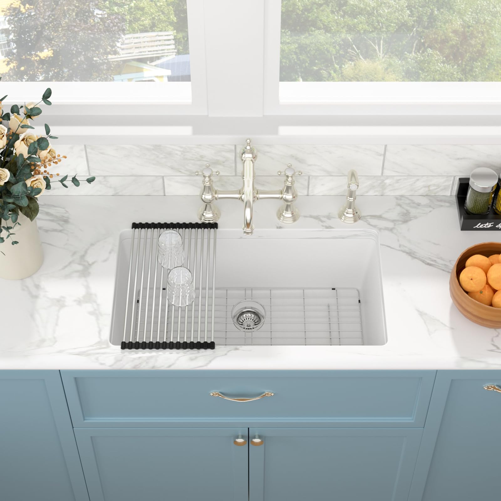 Sarlai 33 Granite Composite Kitchen Sink - 33