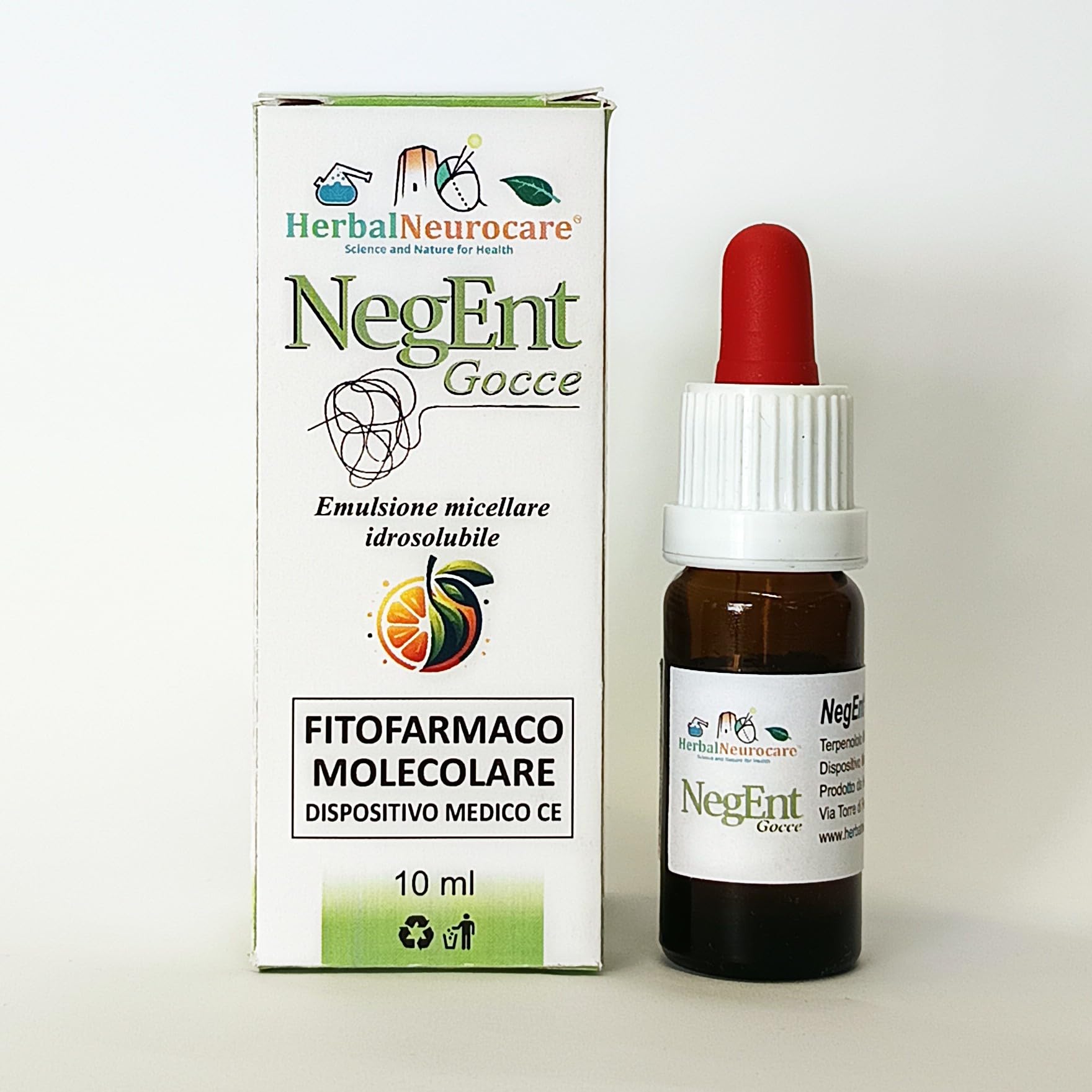 Gocce 10 ml | Dispositivo Medico CE a base di Terpenololo Micellare | Favorisce rilassamento ed equilibrio emotivo