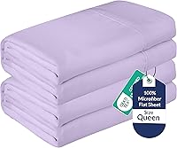Vista 71 de Royale Linens Juego de 2 sábanas encimeras a granel – Sábanas superiores – Microfibra suave – Resistente a las arrugas y a las manchas – para hotel