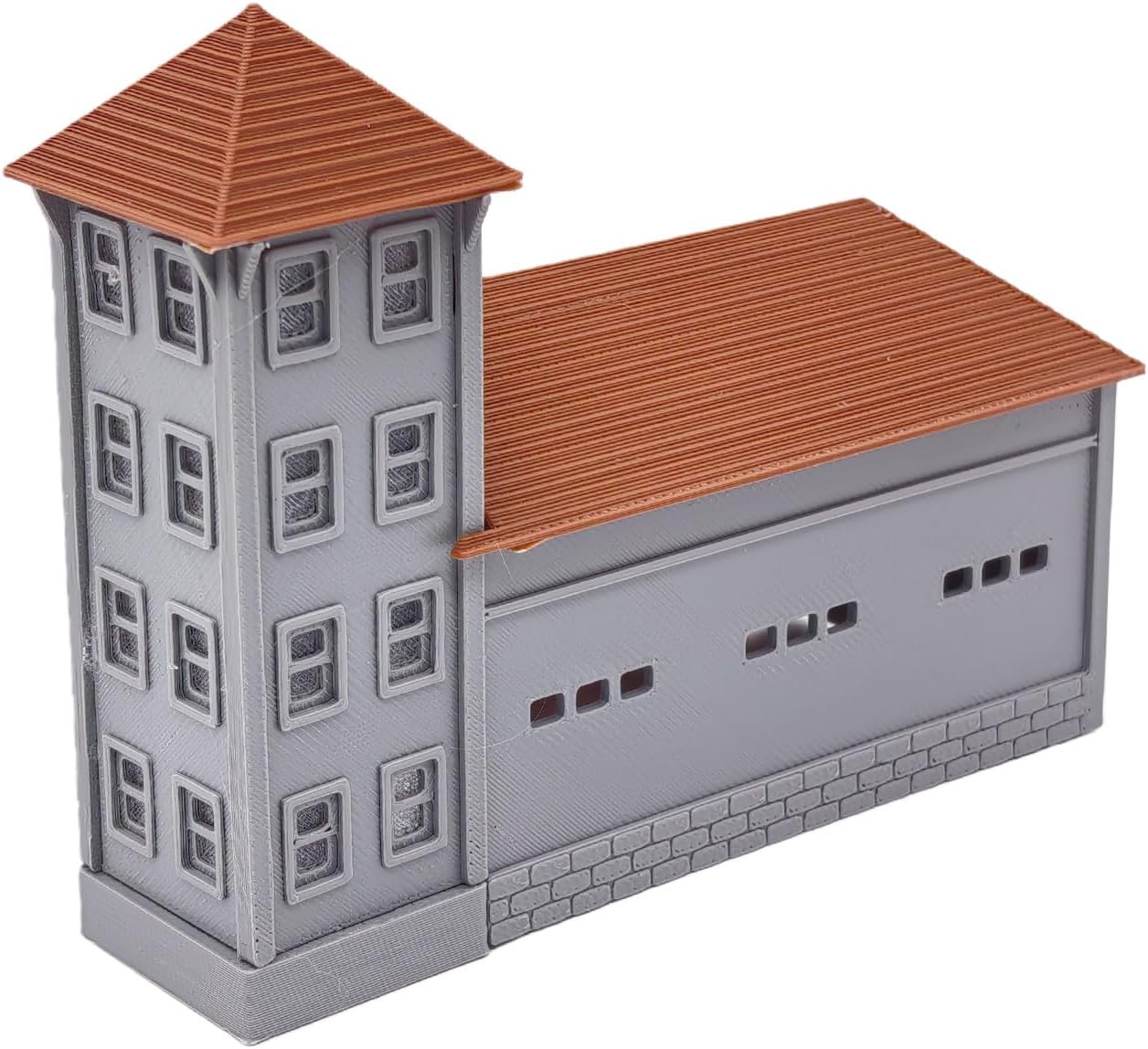 Outland Models Miniatures Classic Fire Station 1:160 N Scale
