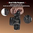 SMALLRIG Camera Case Kit for Nikon Z f, Vintage PU Leather Camera Case Kit with Enhanced Grip, Scratch-Resistant Microfiber Lining, Aluminum Alloy Frame,Shoulder Strap, Black-5095 gallery image