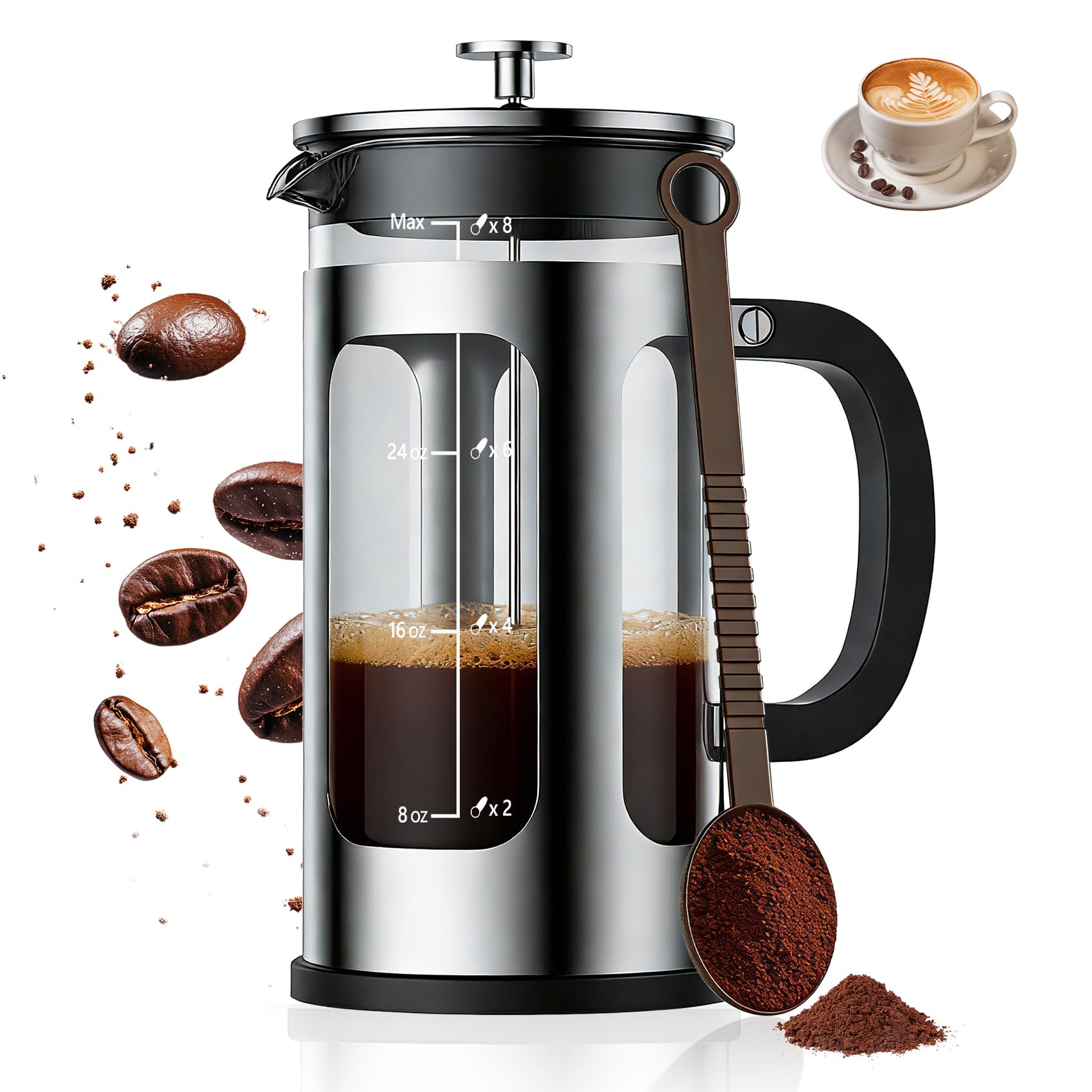 MOYAC French Press Coffee Maker 34oz