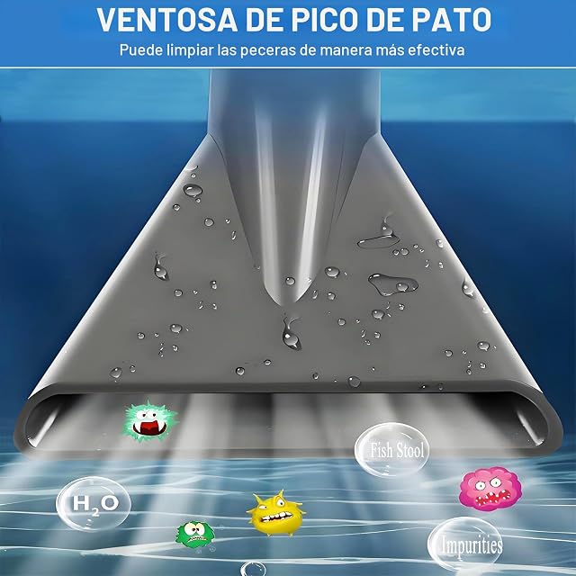 Foto 5 de 7 de Ferizzia Sifonador Acuario Limpiafondos, 1.7m Sifonador Agua