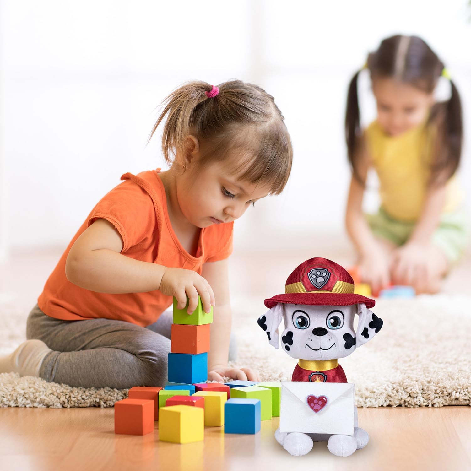 Paw Patrol Chase, Marshall, Skye & Zuma - Plush Toy, Cuddly Toy, Stuffed Toy Plush Figure 20-27 cm < Marshall 27 cm >