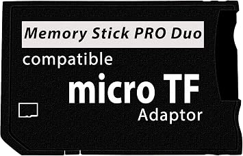 LEAGY PSP 1000, PSP 2000, PSP3000 Memory Stick Adapter, Micro SD to Memory Stick PRO Duo MagicGate Card for,Handycam, Camera, Sony Playstation Portable