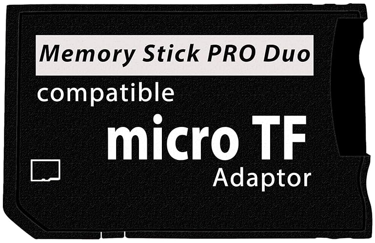 LEAGY PSP 1000, PSP 2000, PSP3000 Memory Stick Adapter, Micro SD to Memory Stick PRO Duo MagicGate Card for,Handycam, Camera, Sony Playstation Portable - Memory Stick PRO Duo+Adapter Only