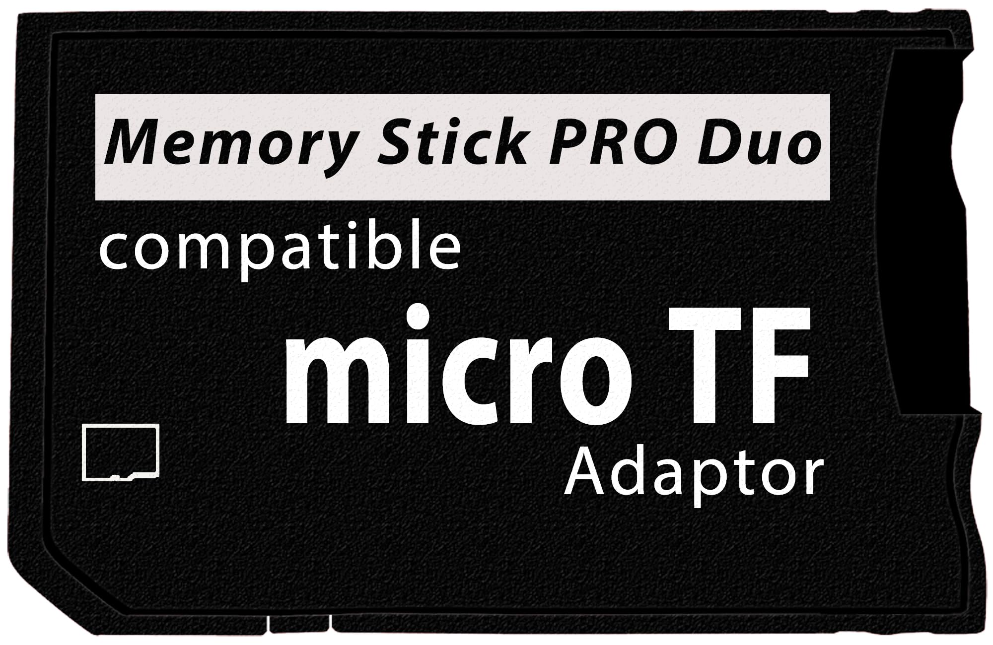 LEAGY PSP 1000, PSP 2000, PSP3000 Memory Stick Adapter, Micro TF to Memory Stick PRO Duo MagicGate Card for,Handycam, Camera, Sony Playstation Portable