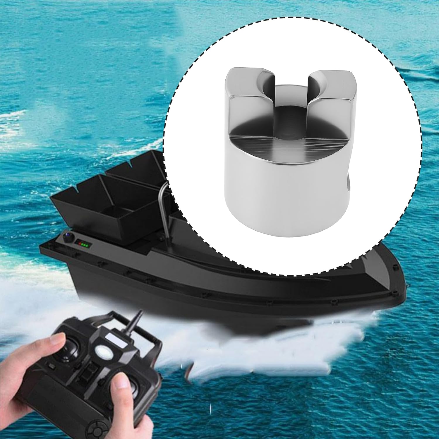 OTOTEC 10pcs RC Boat Stainless Steel Drive Dogs Propeller Adapter Set for RC Boat Shaft, 3mm