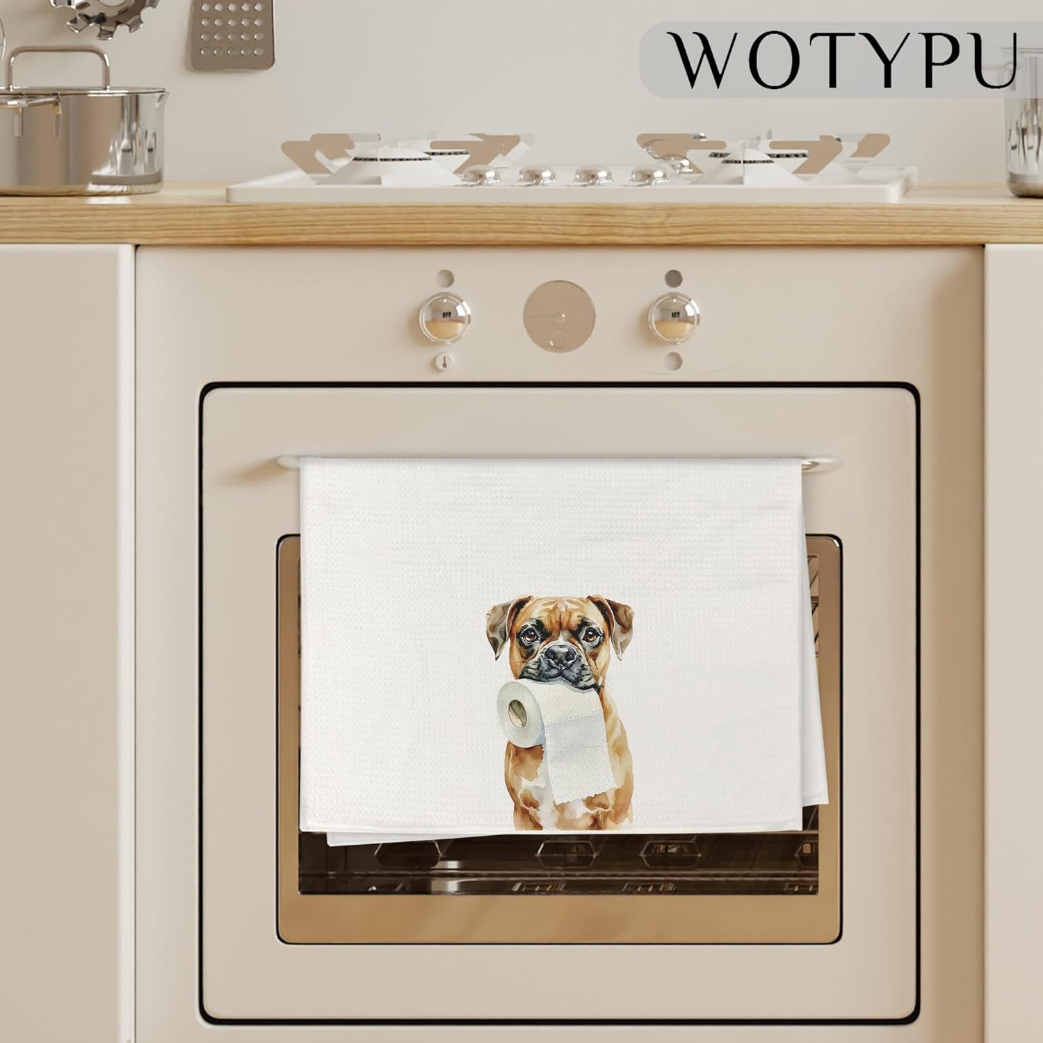 Funny English Mastiff Gifts Bathroom Hand Towels, Mastiff Gifts, Dog Lovers Gifts Decorative Hand Towels for Kids Guest Bathroom Washroom Half Bath, 16x24 Inch - Image 3