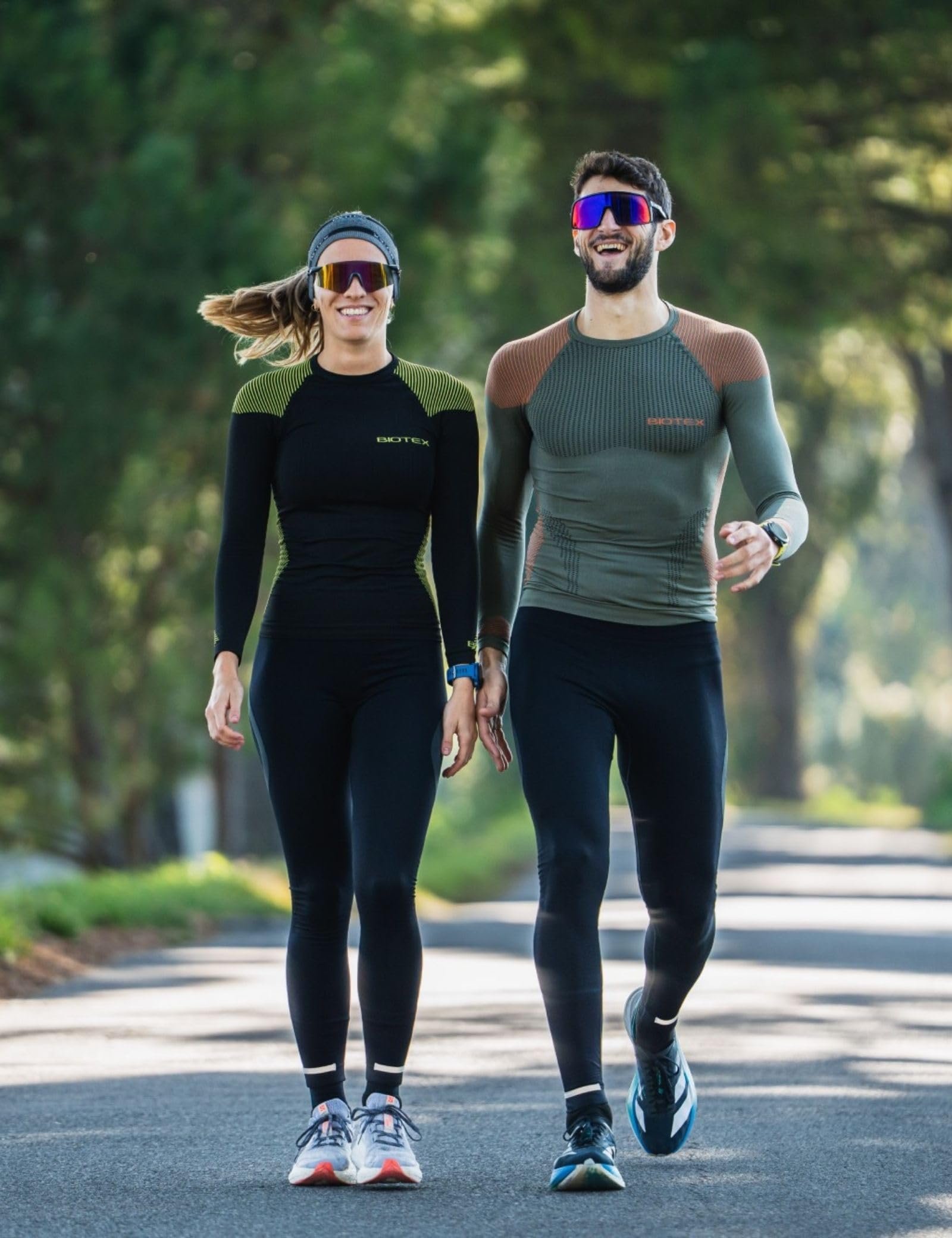 BIOTEX Manica Lunga 3D per Sport Outdoor, Intimo Tecnico Sportivo, Traspirante e Senza Cuciture