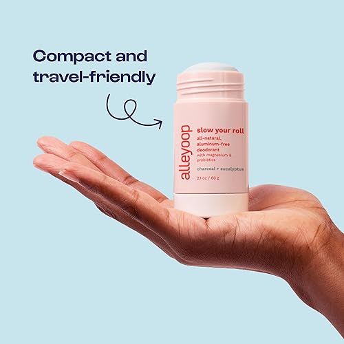 Miniatura 5 de Alleyoop Slow Your Roll Desodorante totalmente natural para mujeres y hombres en eucalipto de carbón, formulado con hidróxido de magnesio,