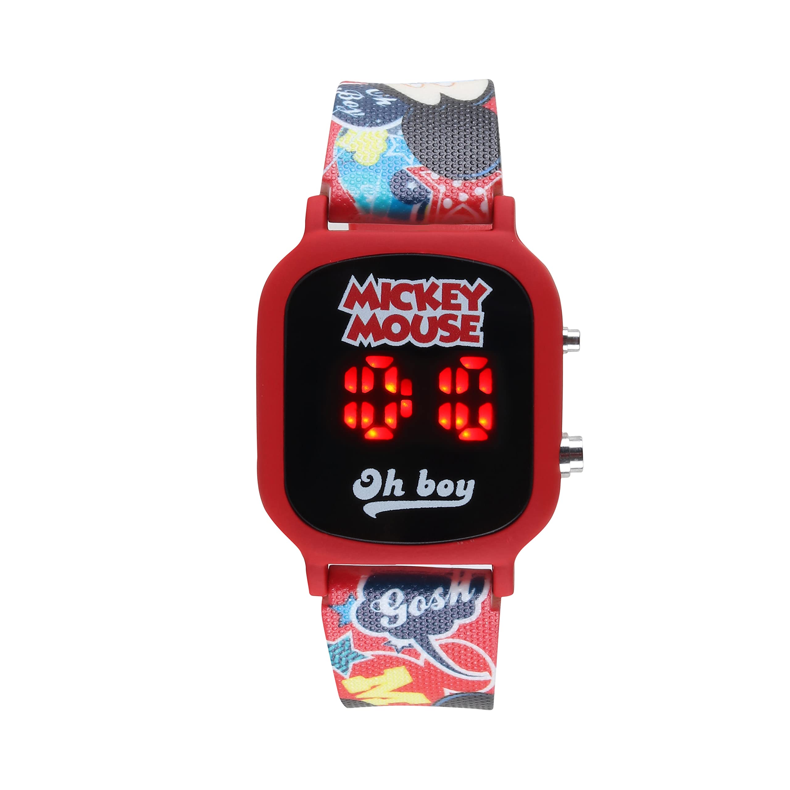 Disney Micky Wrist Square Kids Digital Wrist Watch Multicolor Birthday Gift for Boy Girl Age 3 to 12 Years