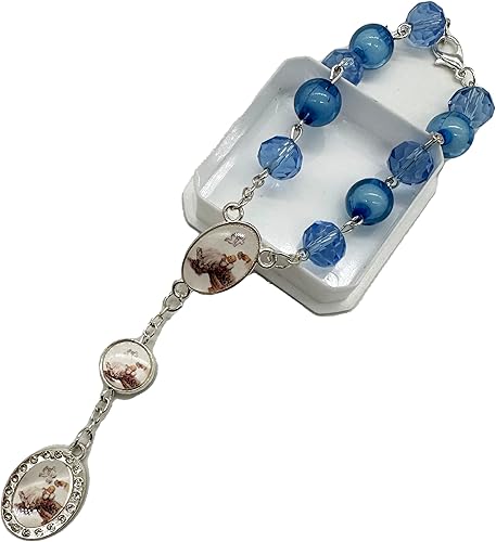 Miniatura 5 de 12 pulseras de rosario para bebé, recuerdo de bautizo, recuerdos de bautizo, quinceañera, baby shower