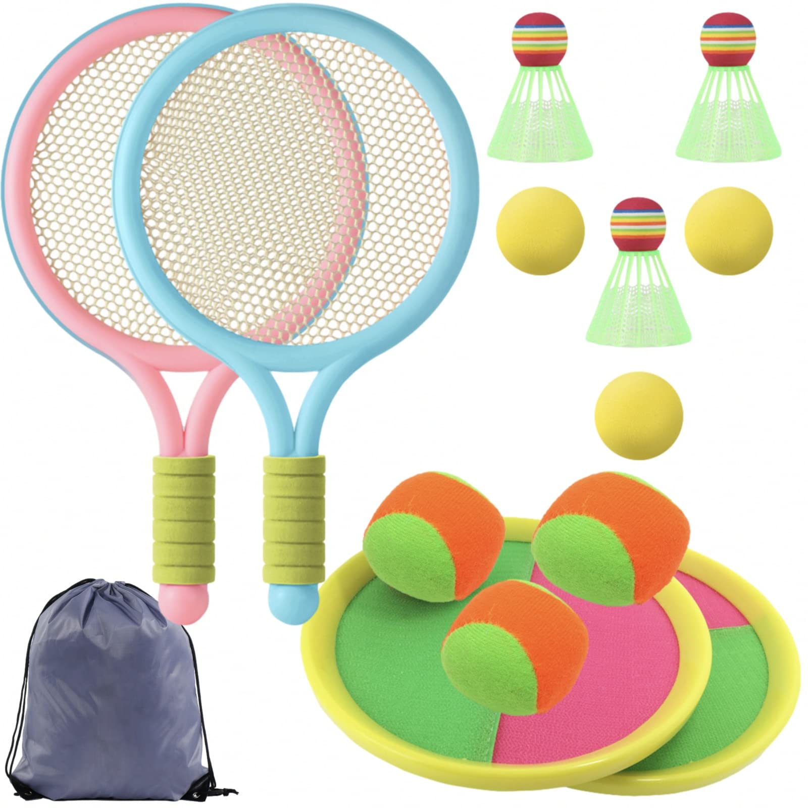 Amazon.co.jp: Sweet Plus テニス バドミントン ミニラケット おもちゃ