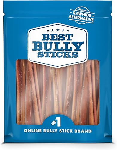 Best Bully Sticks All Natural Bully Stick - Golosinas para perros pequeños medianos y grandes