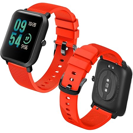 Th-some Correa para Amazfit Bip Impermeable Universal - Reemplazo de Pulsera Ajustable para Xiaomi Huami Amazfit Bip bit Lite Youth/Amazfit GTR 42mm ...