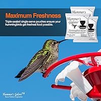 Vista 6 de Hummer's Galore Alimento para colibríes, néctar de colibrí listo para mezclar, fórmula colectora de néctar totalmente natural, sin conservantes ni