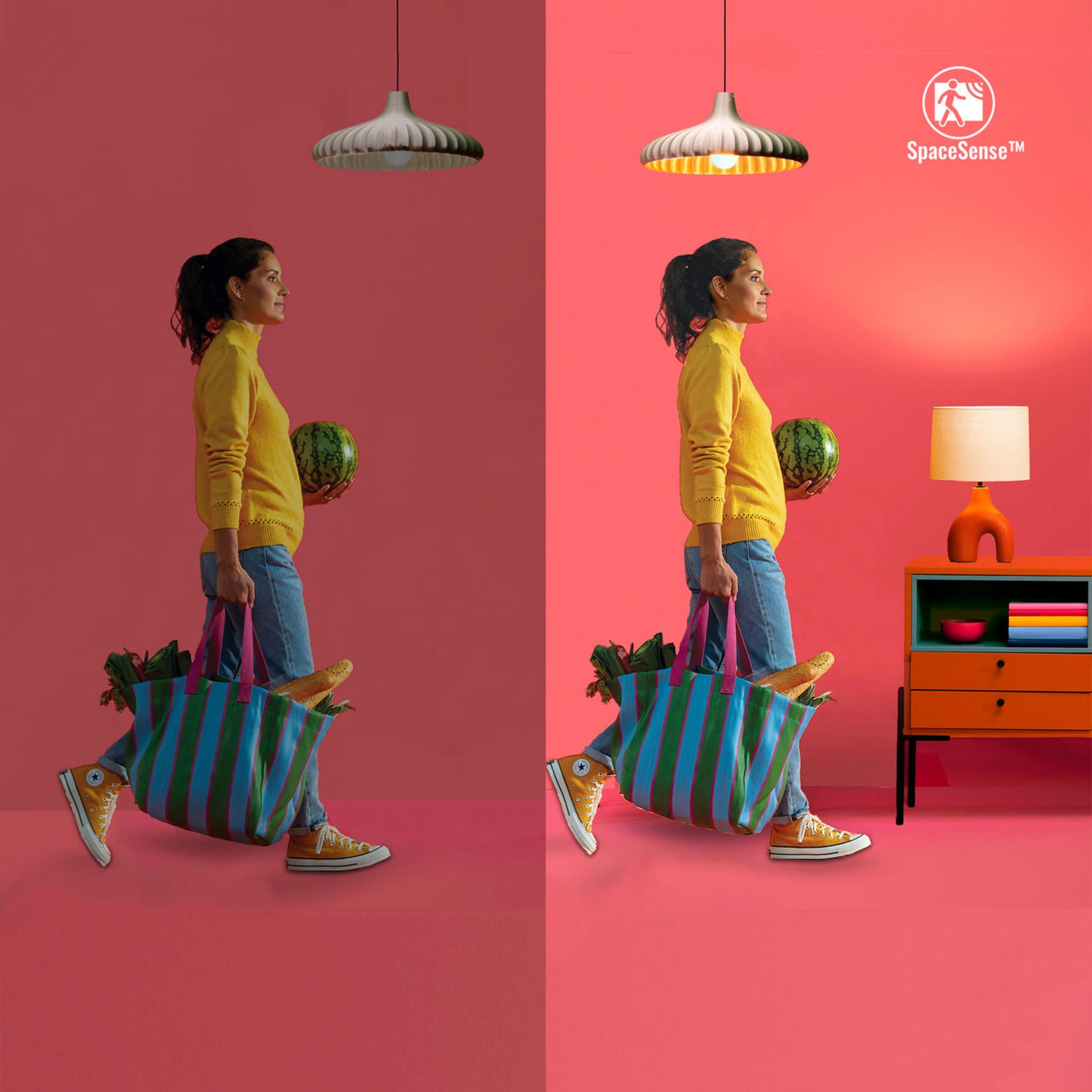 WiZ Spots LED connecté Wi-Fi IMAGEO noir 2x5W, 2700-6500K, Nuances de Blanc, fonctionne avec Alexa, Google Assistant et Apple HomeKit