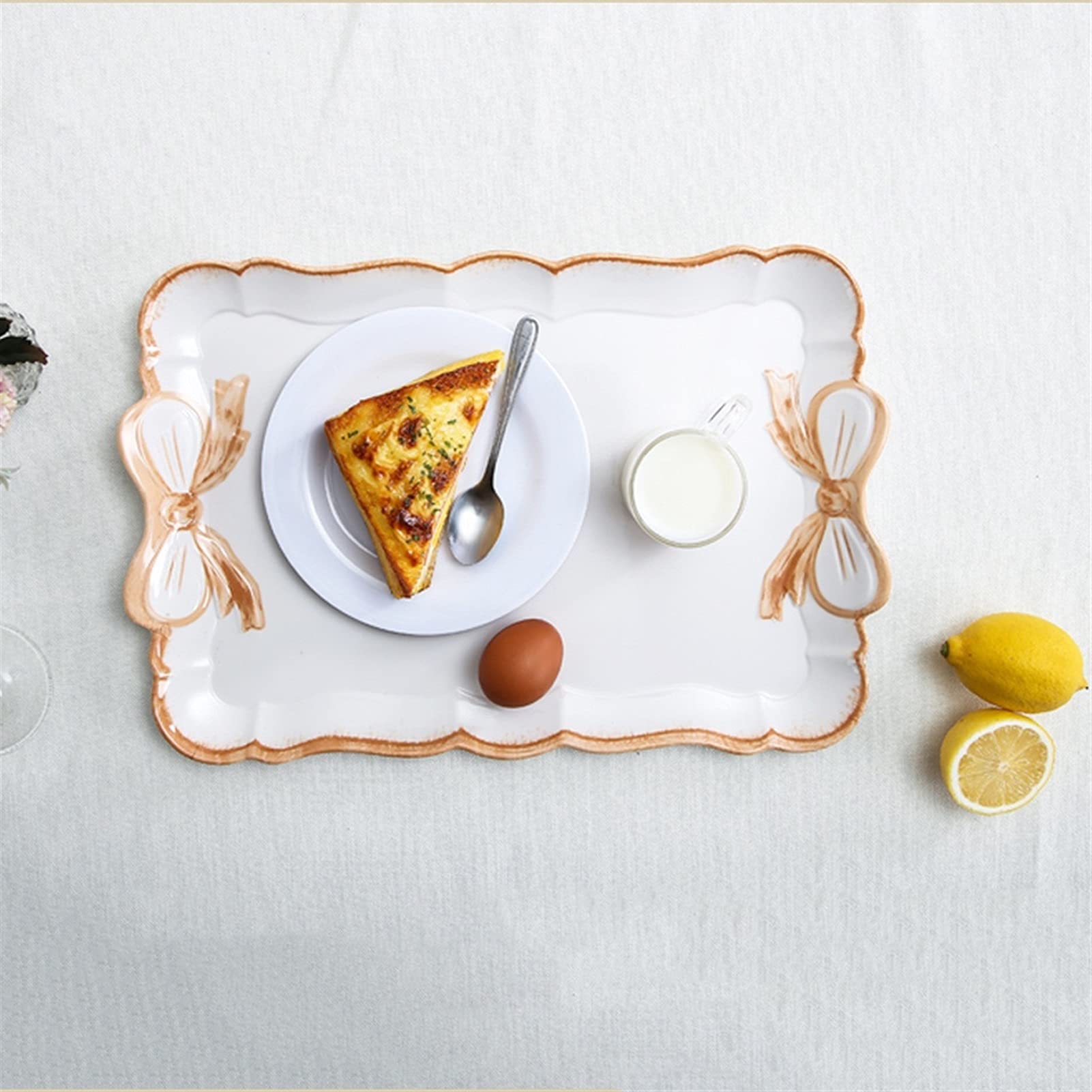 Vassoi/vassoio da portata Cassetto rettangolare domestico Cassetto di frutta Cassetta di frutta addensata Tazza d'acqua Melaminico Piatto Melaminico Set di tè bianco piatto piatto piatto Vassoio/vasso