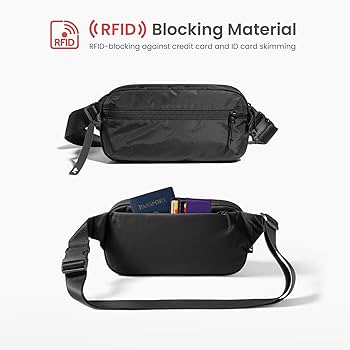 Amazon.com | tomtoc 3.5L Sling Bag with RFID Blocking, Crossbody