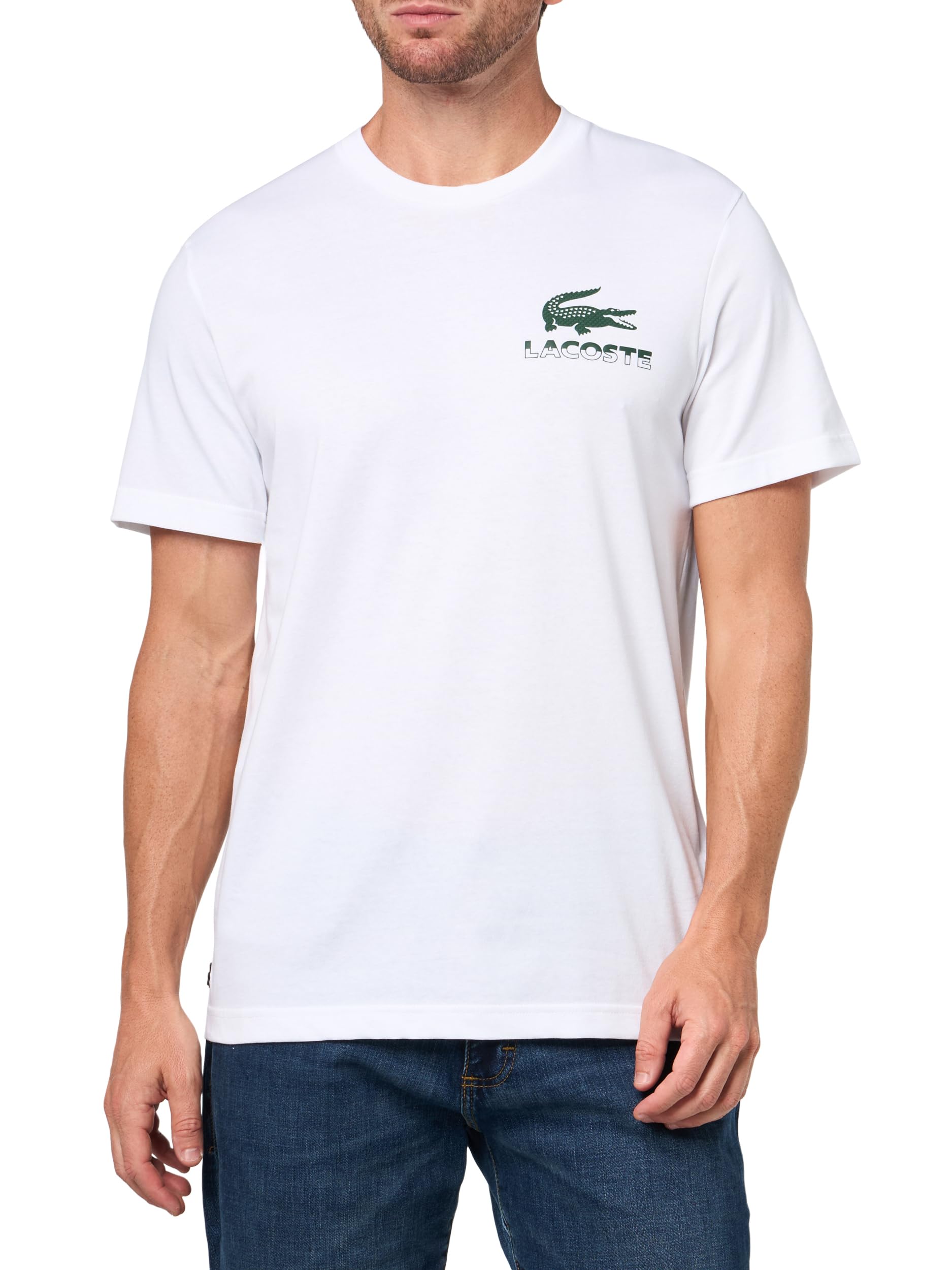 

                                                    Lacoste Men's Crew Neck Short Sleeve Regular Fit G