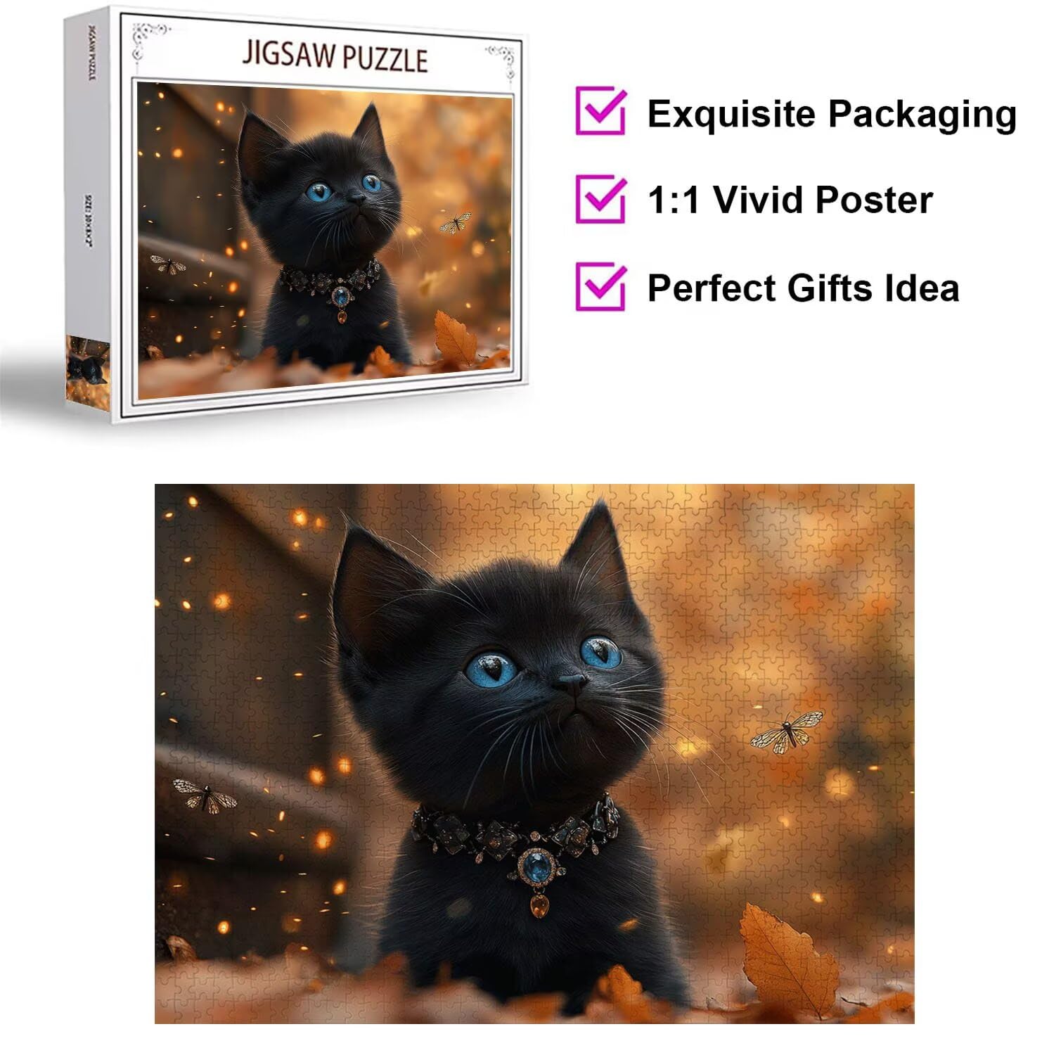 Puzzle 6000 Pezzi Autunno Puzzle Classici per Gioco Familiare, n-710