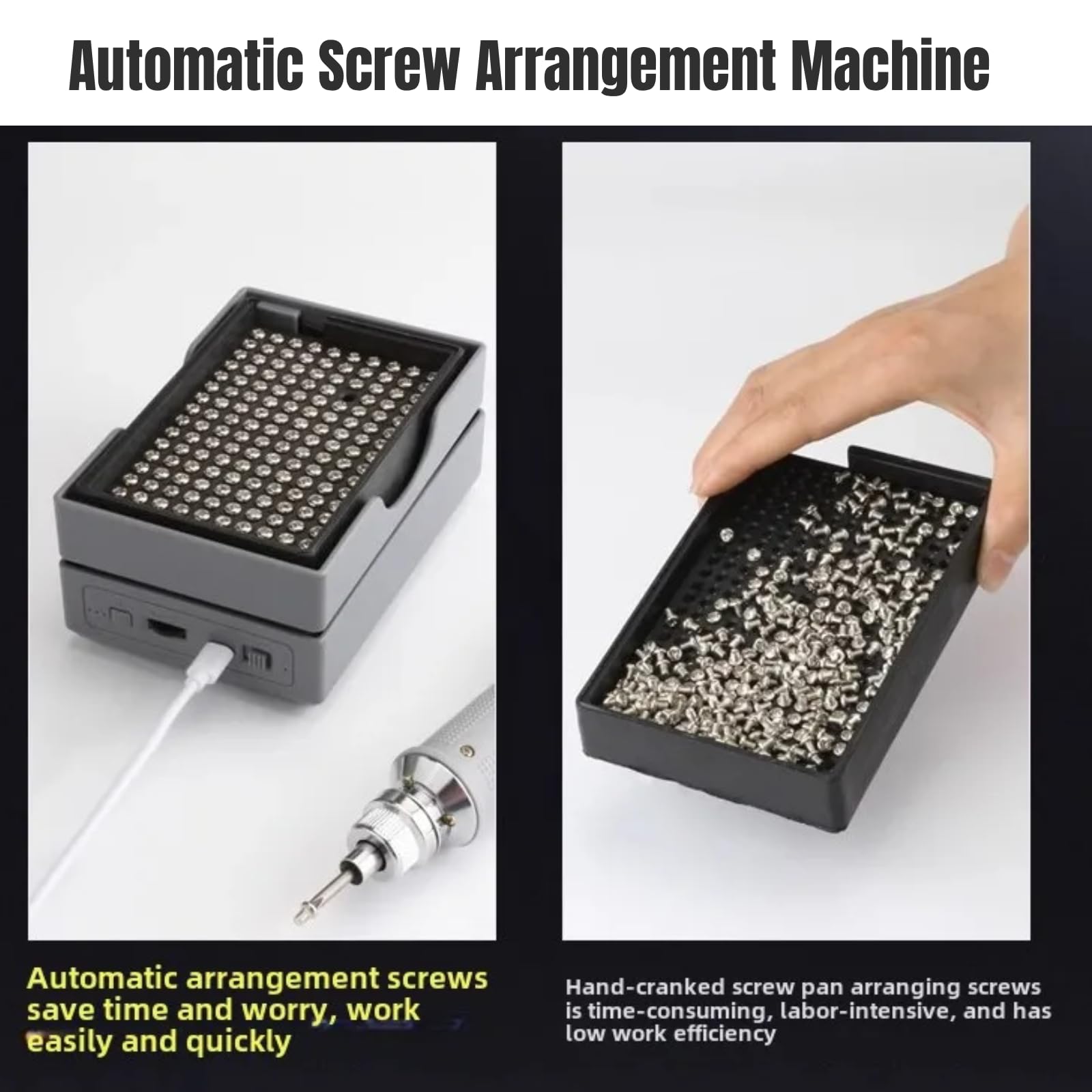 Automatico Macchina per la Disposizione delle Viti, Elettrico Macchina per Sistemare Le viti Alimentatore Macchina per Contare Le Viti, Automatic Screw Arrangement Machine per 1-4mm Viti